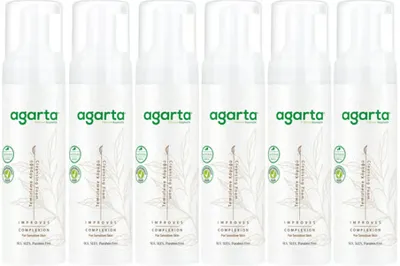 Agarta Doğal Yüz Temizleme Köpüğü 225ML (6 Lı Set)