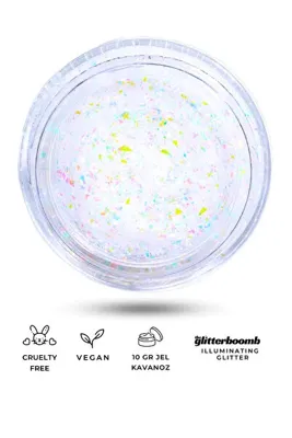the glitter boomb Jel Glitter - Mercury
