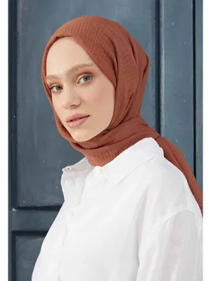 Fresh Scarfs Bürümcük Şal Tarçın Kabuğu