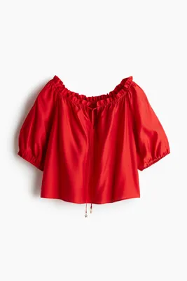 H&M Fırfırlı Bluz