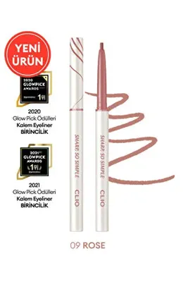 CLIO Suya Dayanıklı, İnce Uçlu Göz Kalemi CLIO Sharp So Simple Waterproof Pencil Liner (008 Coral)