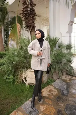 Bwest BAĞCIKLI KAŞE CEKET - BEJ