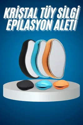 UCUZTEKNO NOVENTO Tüy Silgi Kristal Epilasyon Acısız Ağrısız ve Pratik Epilasyon Aleti