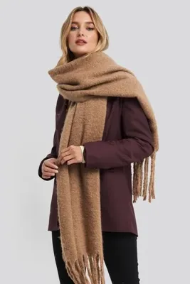 LA SEFA Puffy Chic Premium Soft Buklet Atkı