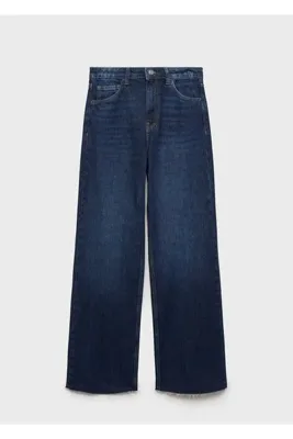 MANGO Koyu Denim Kadın Jeans 87000258