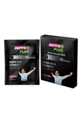 Softto Saç Siyahlaştırıcı Şampuan Tek Kullanımlık 25 ml