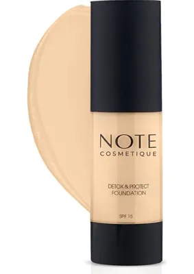 Şanal Note Cosmetics Detox & Protect 02 Natural Beige Canlandırıcı Etkili Spf 15 Kapatıcı Fondöten