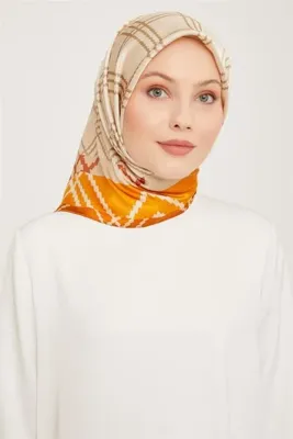 Armine Twill İpek Eşarp 23Ka9040 6 37