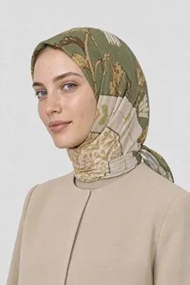 Mooncorn Veil Desen Organik Eşarp