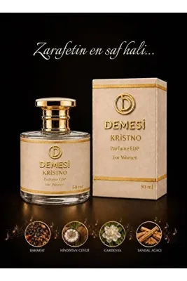 DEMESİ KRİSTNO EDP Kadın Parfüm 50 ml Kalıcı Temiz-Ferah-Çiçeksi Koku