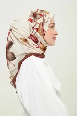 Madame Polo Desenli Rayon Eşarp Günlük Kırışmayan Kaymaz 90x90cm