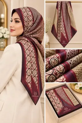 Genel Markalar bordo soft eşarp