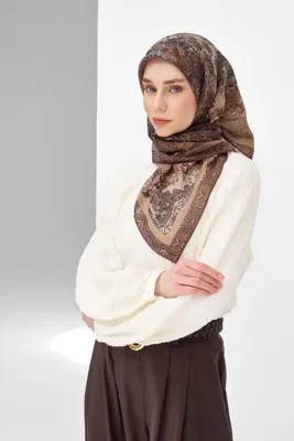 Silk Home Monare Eşarp Modern Bordo 90x90