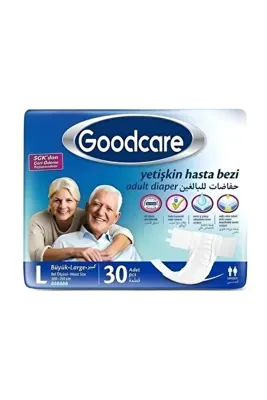 MATMEL 2 ADET Goodcare Belbantlı Yetişkin Hasta Bezi Large 30 lu