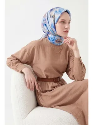 Silk Home Soft Eşarp Suluboya Gümüş 90x90