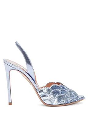Aquazzura Ce Soir Mavi Kadın Sandalet