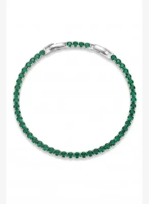 FRNCH 3MM Zirkon Taşlı Yeşil Renk Tennis Erkek Bileklik FRJ12204-3204-Y