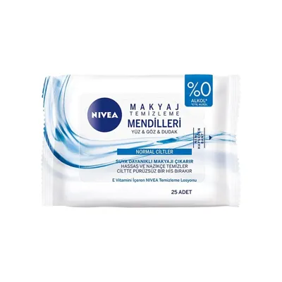 NIVEA Nivea Makyaj Temizleme Mendili 25'li Normal/Karma Ciltler 25 Adet