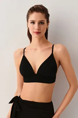 SUWEN Dolgulu Bralet Bikini Üst