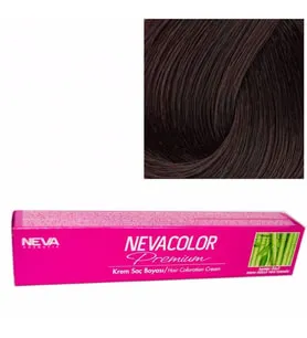 Nevacolor Neva Color Tüp Saç Boyası 3 Koyu Kahve 50 Gr + Oksidan Sıvısı 50 Ml