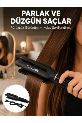Eco Lounge Saç Düzleştirici Seramik Plakalı 230C Hızlı Isınma 360° Kablo Yeni Nesil