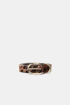Stradivarius Leopar desenli kemer