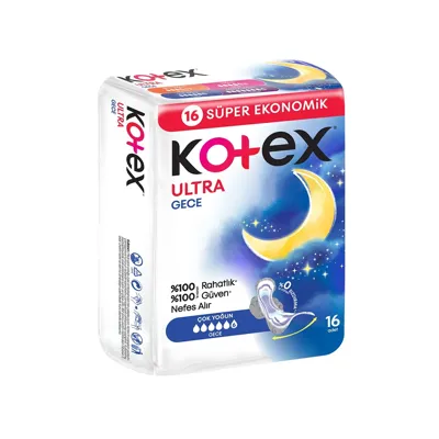 Kotex Ped Ultra Gece 16'lı