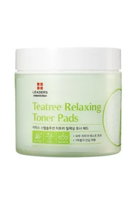 Leaders Step Solution Teatree Relaxing Toner Pad | Akne Karşıtı Tonikli Ped | 60 Adet