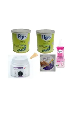 Depi Roll Ağda Isıtıcı Makine Konserve Sir Ağda 240 ml (2ADET) Spatula Alex Very Bez Ağda Yağı
