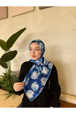 İpekhan Renkli Desenli Pamuk Eşarp – Canlı ve Modern Tasarım