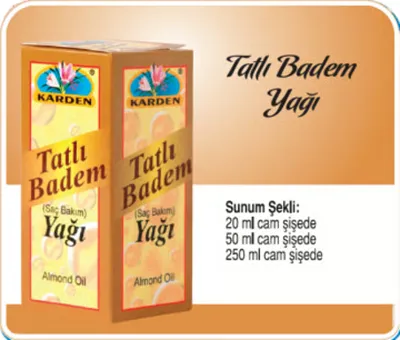 Karden Tatlı Badem Yağı 50 ml