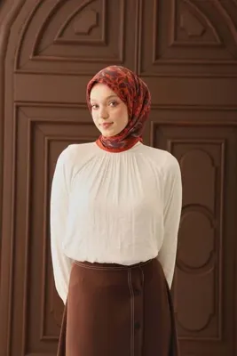 Silk Home Velora Eşarp Vintage Damask Turuncu
