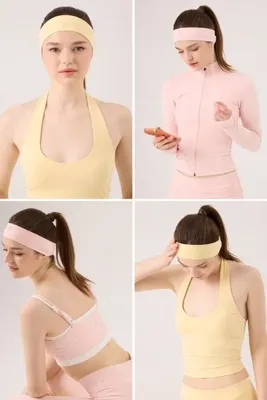 Holly Lolly Holly Saç Bandı Sarı - Pembe Set