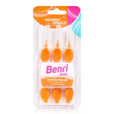 Benri Dent Arayüz Fırçası 0,45 mm 6 Adet