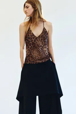 H&M Askılı ve Sırtı Derin Kesimli Üst