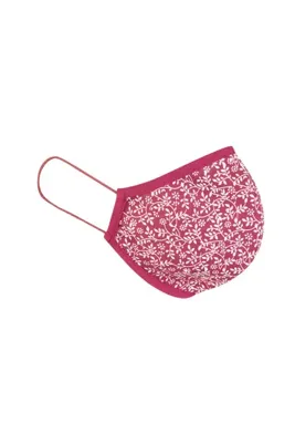 Penti Bordo Desenli Maske