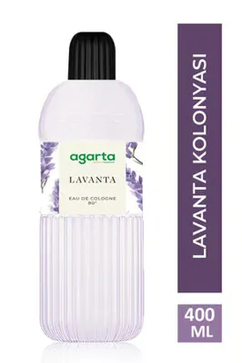 Agarta Pet Şişe 80 Derece  Lavanta Kolonya  400 ml
