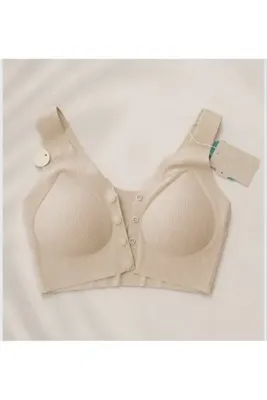 Genel Markalar MBG SEDUCTION Kadın Önden ÇItçıtlı Toparlayıcı Özellikli Dikişsiz Pedli Fitilli Lazer Kesim Sütyen