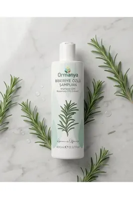 ORMANYA Biberiye Özlü Şampuan 400 ml (ALKOL - SLS - SLES İÇERMEZ)