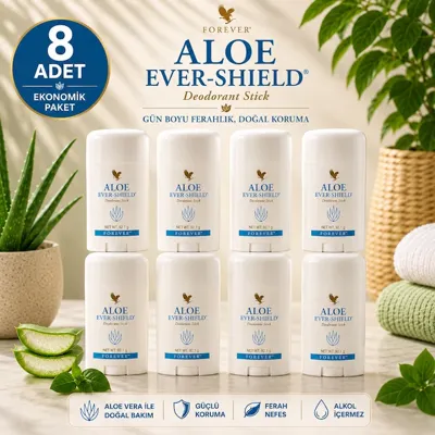 Forever Aloe Ever - Shield Stick Deodorant 8 x 92 G