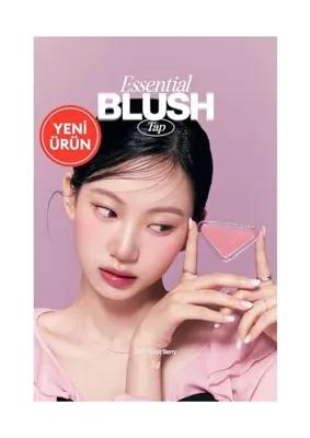 aklow akyoleticaret Essential Blush Tap S203 Roast Berry Katmanlanabilir Yumuşak Dokulu Işıltılı Allık