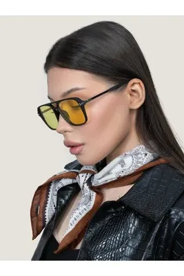 Eyemood Unisex Pilot Güneş Gözlüğü Siyah Çerçeve Sarı Cam UV Korumalı Ross C2