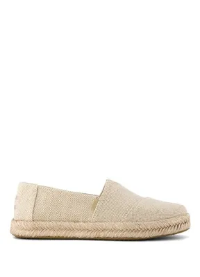 Toms Alpargata Rope 2.0 Champagne Glimmer Kanvas Kadın Espadril