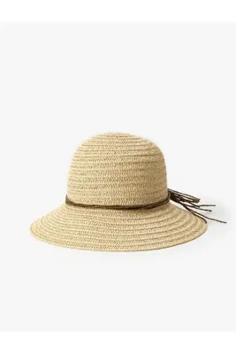 Koton Bucket Hasır Şapka
