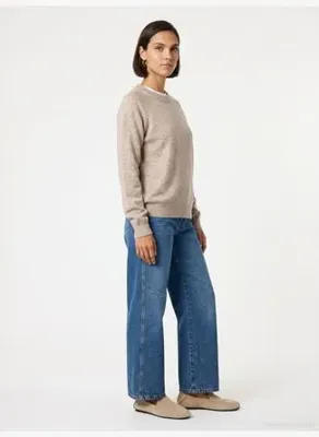 Dilvin 10863 Bisiklet Yaka Basic Kazak