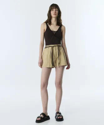 Twist COLORBLOCK BİYELİ KEMERLİ ŞORT