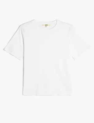 Koton Regular Fit Kısa Kollu Bisiklet Yaka Pamuklu Basic Tişört