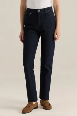 Adv Straight Fit Lacivert Kadın Denim Pantolon