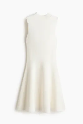 H&M Kloş Etekli Triko Elbise