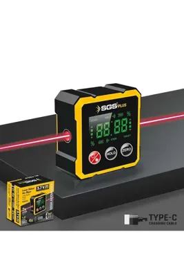 colezium 5431 Lazer Dijital Açı Ölçer Mıknatıslı